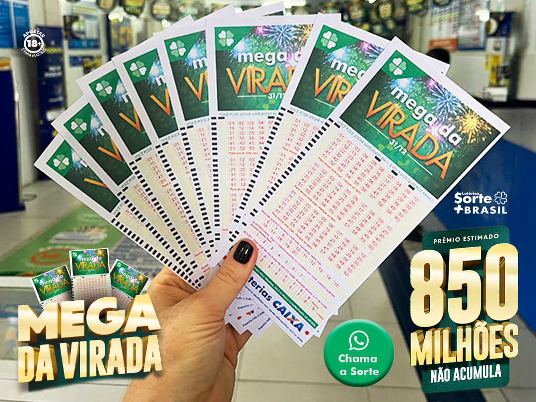 Bolões da Mega da Virada na Sorte Mais Brasil!